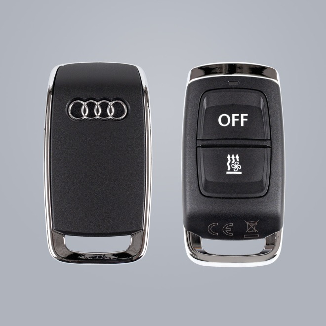 Radio remote control for auxiliary heaters - Audi